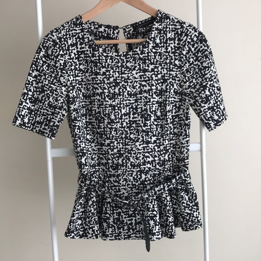 ZARA Basque Belted Shirt